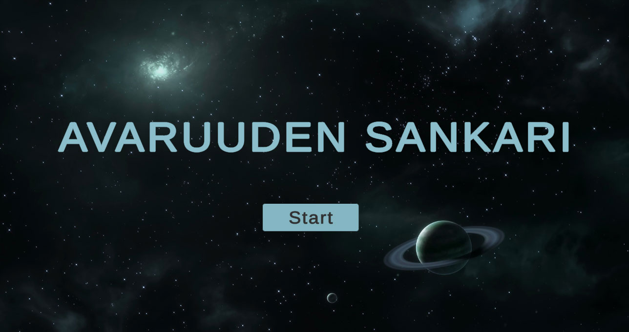 Unity game project "Avaruuden Sankari"